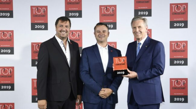 agilimo Consulting GmbH als Top Consultant 2019 ausgezeichnet