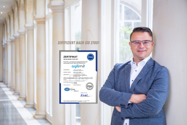 agilimo Consulting erhält ISO 27001 Zertifikat