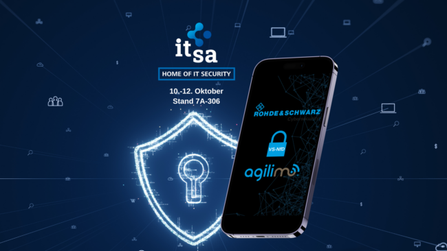 agilimo Consulting auf der it-sa 2023, Stand 7A-306