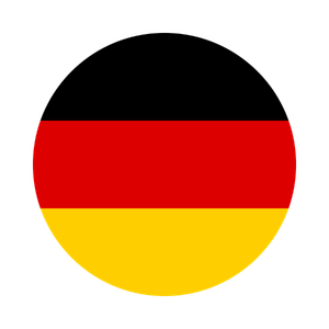 Germany flag round